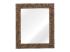 Masivní zrcadlo Abadi z akáciového a mangového dřeva, lakované, hnědé – 75×63 cm