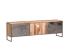 Masivní TV stolek Bristol z recyklovaného dřeva, hnědý – 180×38×52 cm
