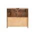 Masivní skříňka pod umyvadlo Delhi Mango, lakovaná, hnědá – 67×30×61 cm