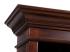 Masivní knihovna Cambridge I z mahagonu, lakovaná, hnědá – 168×34×210 cm