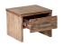 Masivní noční stolek Albury z kartáčované akácie, lakovaný – přírodní barva