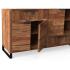 Masivní komoda Sydney z akáciového dřeva, lakovaná, hnědá – 126×45×84 cm