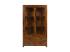 Masivní vitrína Palison z palisandru, lakovaná, tmavě hnědá