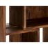 Masivní knihovna Palisander s výsuvnými policemi, lakovaná, hnědá – 85×40×177 cm