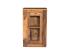 Masivní koupelnová skříňka Leeston z palisandru, hnědá, lakovaná – 42×25×70 cm