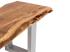 Masivní lavice Bullwer z akáciového dřeva, lakovaná, hnědá – 160×40 cm