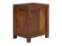 Masivní noční stolek Palison z palisandru, lakovaný, hnědý