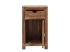 Masivní skříňka do koupelny Lagos z palisandru, lakovaná, hnědá – 46×30×80 cm