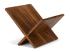 Masivní stojan na noviny Cubus z palisandru, lakovaný, hnědý