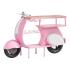 Lakovaný barový pult Scooter Nova Pink z kovu, růžová – 160×50×87 cm