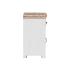 Masivní koupelnová spodní skříňka Perth z recyklovaného dřeva, lakovaná, bílá / barevná – 46×43×80 cm