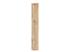 Masivní závěsná polička Jolo z akáciového dřeva, lakovaná, přírodní barva – 25×15×100 cm