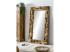 Masivní zrcadlo Kavali z recyklovaného starého dřeva, nezpracované, hnědé – 105×180 cm