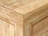 Masivní komoda z mangového dřeva, lakovaná, přírodní barva – 75×46×114 cm