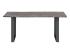 Masivní jídelní stůl Bullwer z akácie, lakovaný, šedý – 230×100 cm