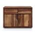 Masivní umyvadlová skříň Blackdale z palisandru, lakovaná, hnědá – 100 cm