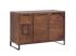 Masivní umyvadlová skříňka Sydney z akácie, lakovaná, hnědá – 105×45×74 cm