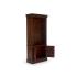 Masivní knihovna Cambridge III z mahagonu, lakovaná, hnědá – 90×40×182 cm