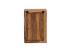 Masivní nástěnná skříňka do koupelny Lagos z palisandru, lakovaná, hnědá – 46×25×70 cm