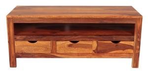 Holzfernsehtisch aus massivem Palisander 120x50x40