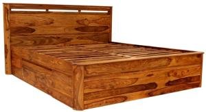 Bett 180x200 massiv mit Stauraum