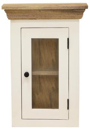 Badezimmer-Wandschrank 40x60x15 aus Mango-Holz