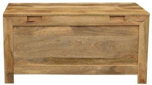 Aufbewahrungstruhe 90x45x45 aus Mangoholz