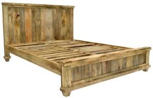 Massives Bett 180x200 aus Mango-Holz