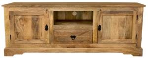 Luxuriöser TV-Tisch aus Mango-Massivholz 160x60x45