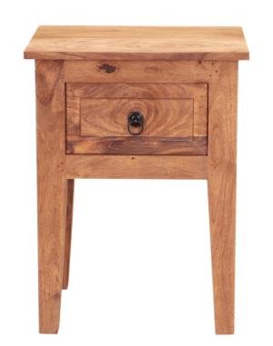 Rustikaler Nachttisch aus Palisanderholz 45x60x35