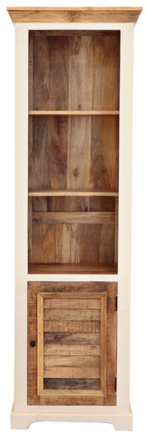 Wohnzimmerbibliothek 60x190x45 aus massivem Mangoholz