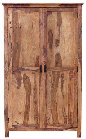 Kleiderschrank 120 aus Massivholz Palisander 120x60x200