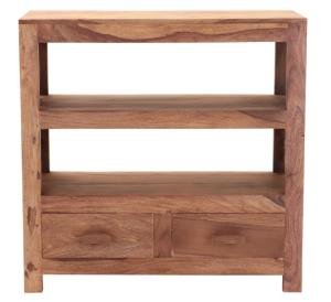 Massivholzbibliothek 90x30x90 aus Palisanderholz