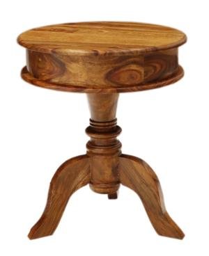 Runder Couchtisch aus Palisanderholz 50x60x50