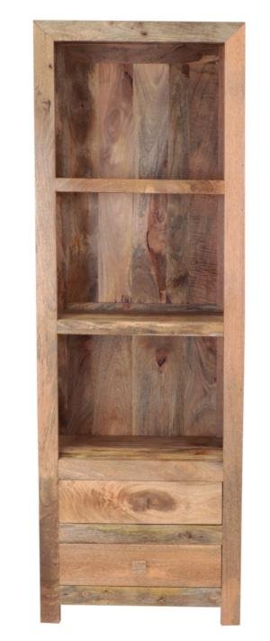 Bücherregal aus Mango-Massivholz 60x180x35