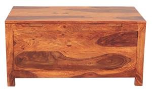 Massivholztruhe 90x45x45 aus Palisanderholz