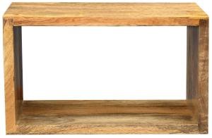 Wandregal aus Mango-Holz 50x30x22