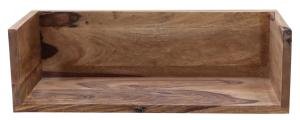 Wandregal aus massivem Palisander 50x22