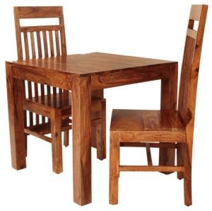 Kleines Essset für 2 Personen aus Palisander-Massivholz