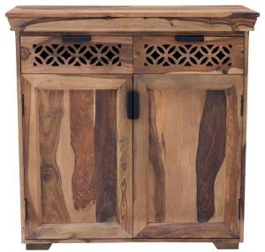 Kommode aus massivem Palisanderholz 90x45x90