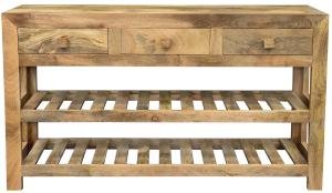 Mango-Holztisch Konsole 130x76x35