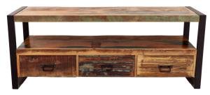 TV-Tisch aus recyceltem Mangoholz 150x60x45