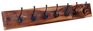 Wandgarderobe mit 7 Haken Jali 100x15x2,5