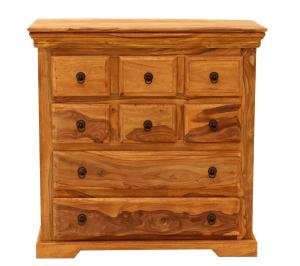 Rustikale Kommode aus Palisanderholz 90x90x45