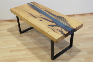 Massiver Konferenztisch aus thailändischem Holz