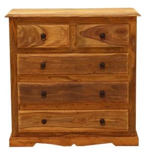 Massive Mahagoni-Kommode 90x45x90