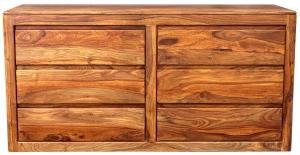 Rustikale Kommode aus Palisanderholz 160x80x45