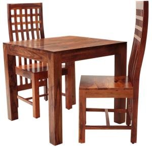 Esszimmer-Set für 2 Personen aus indischem Palisanderholz