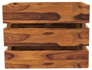 Zeitungsständer 40x30x30 aus indischem Palisander-Massivholz