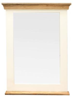 Retro Spiegel 70x90 aus Mangoholz